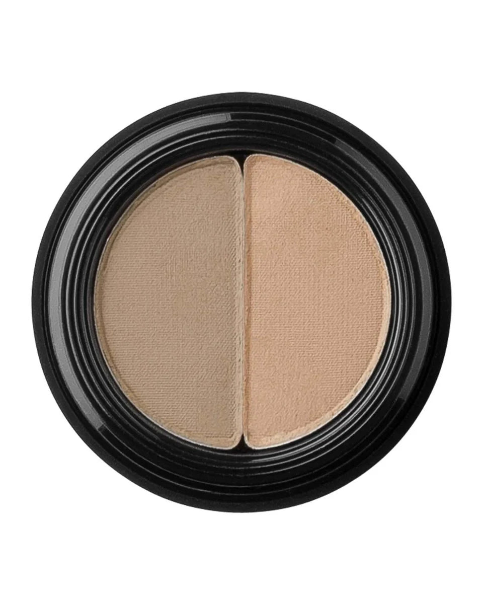 Glo Skin Beauty Brow Powder Duo in Taupe – hochpigmentiertes Augenbrauenpuder für natürlich definierte Brauen