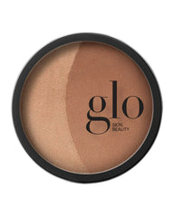 Glo Skin Beauty Bronzer Duo: Zweifarbiges Mineral-Puder in runder Dose