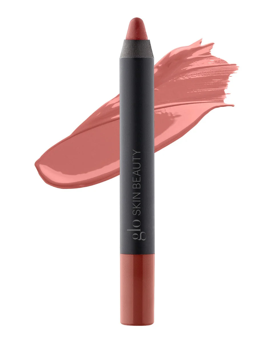 Glo Skin Beauty Cream Glaze Lip Crayon Trademark: Stift & glänzender Creme-Swatch