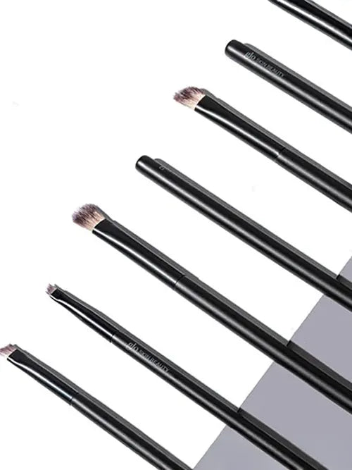 Glo Skin Beauty Eye Brushes Kollektion: Synthetische Pinsel für Lidschatten, Eyeliner und Augenbrauen für präzises Arbeiten