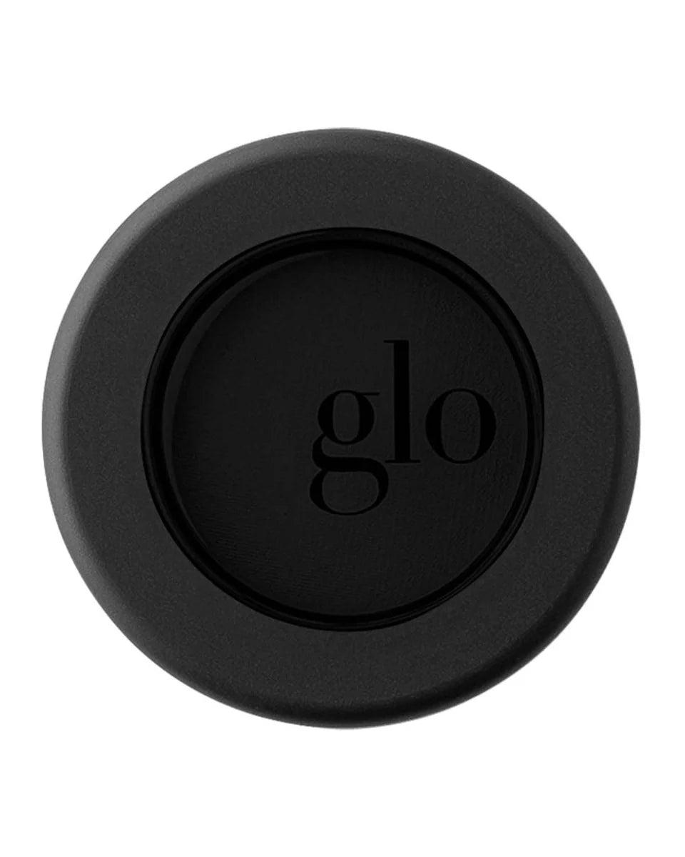 Glo Lidschatten im schwarzen runden Döschen, Farbton Eclipse