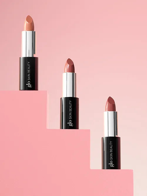 Glo Skin Beauty Mineral Lippenstifte mit Satin-Finish in Nude-, Rosa- und Beeren-Tönen