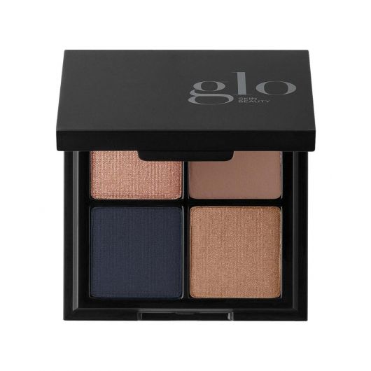Glo Skin Beauty Lidschattenpalette mit vier Farbtönen, Farbton Hey Sailor, inklusive einem matten Braunton.